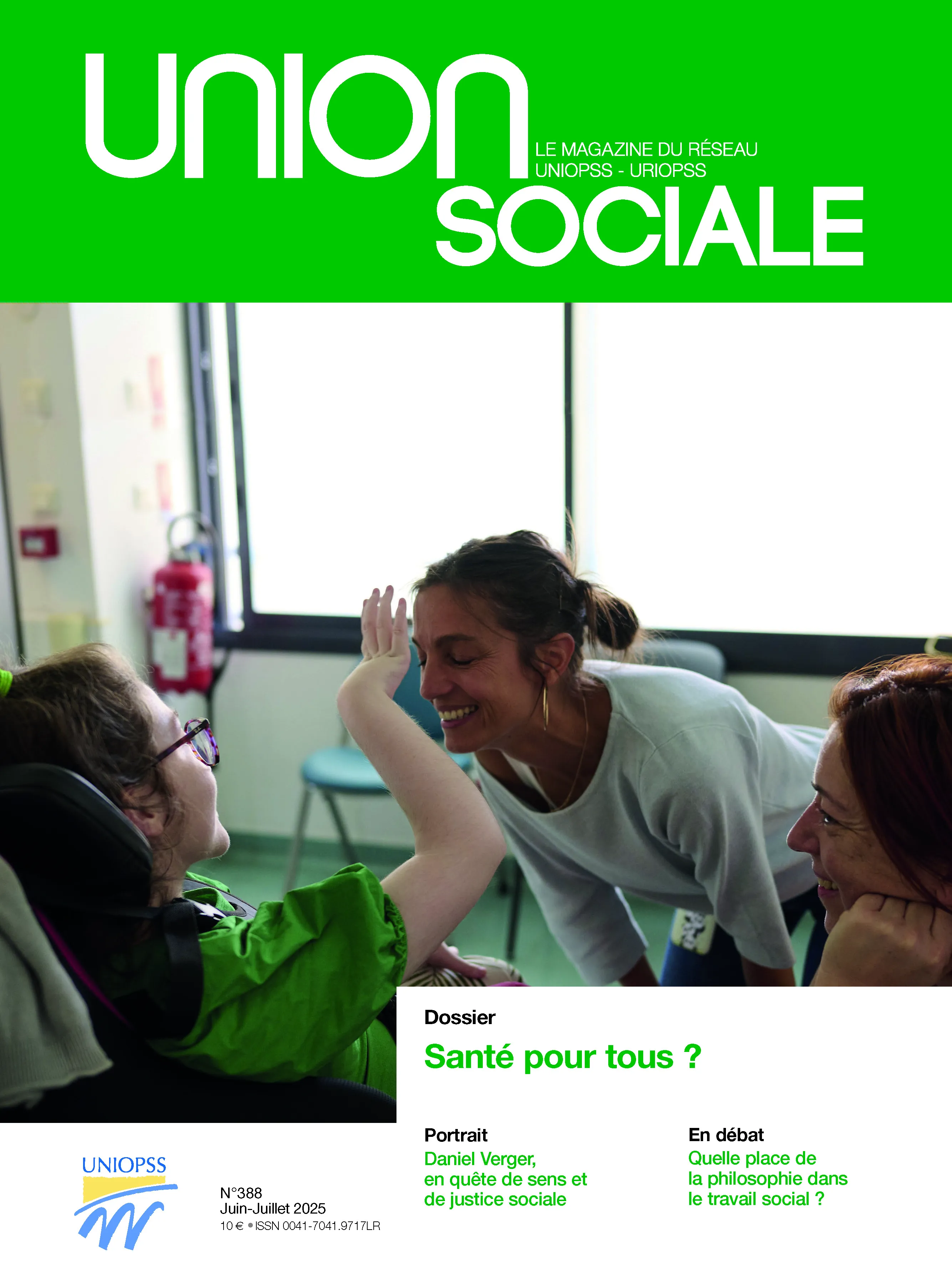Union sociale 388 - Juin-Juillet 2025